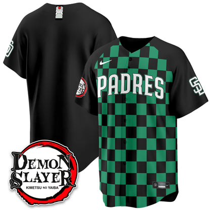 San Diego Padres Demon Slayer Vapor Limited Jersey - Stitched