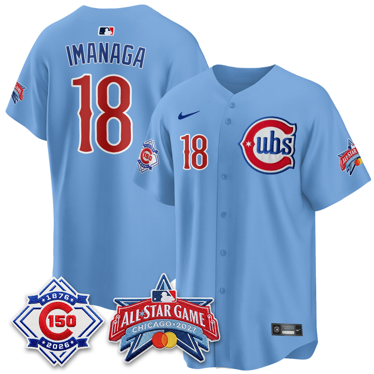 Chicago Cubs 2027 All Star Game Vapor Limited Jersey - Stitched