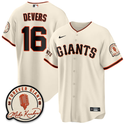 SF Mike Krukow Vapor Jersey - Stitched
