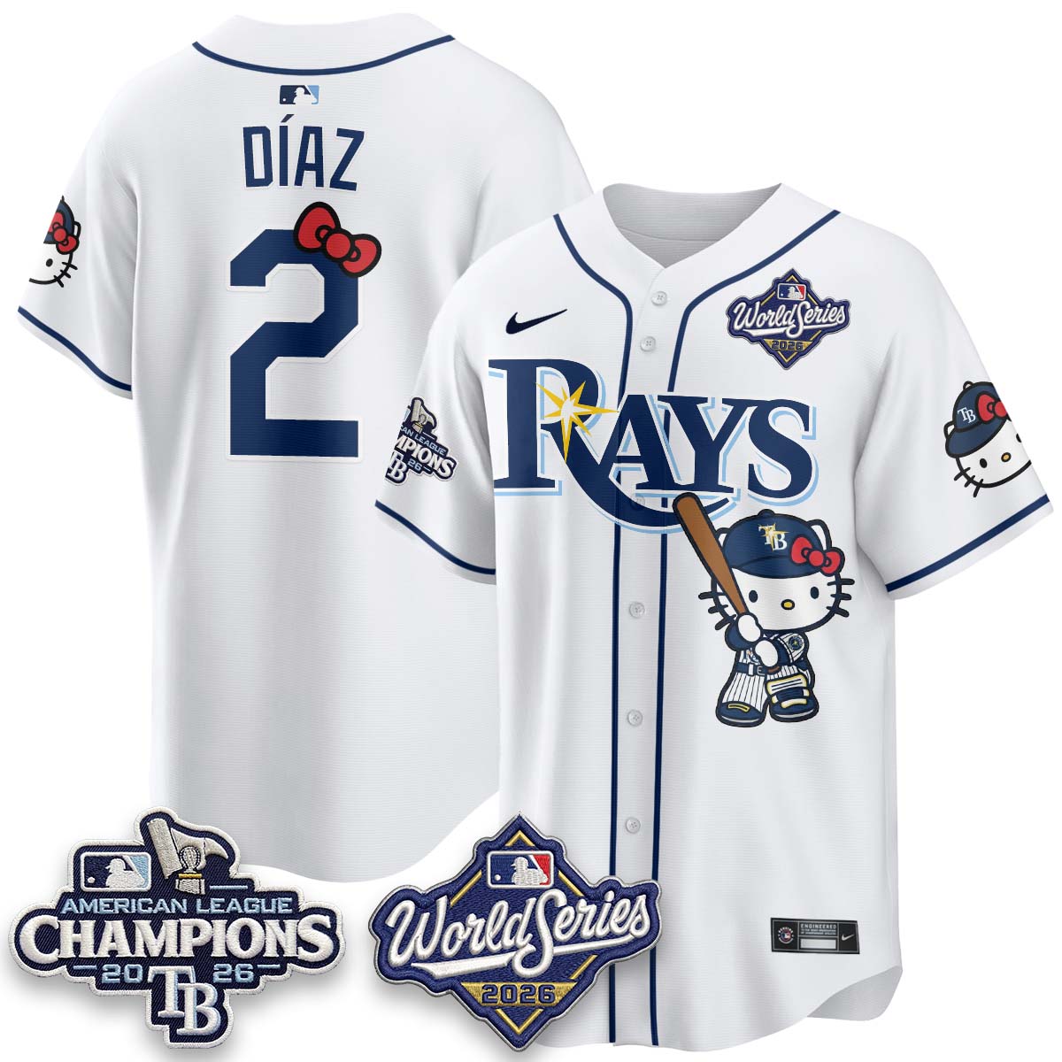 TB 2026 AL Champions x Meow KT Vapor Jersey - Stitched