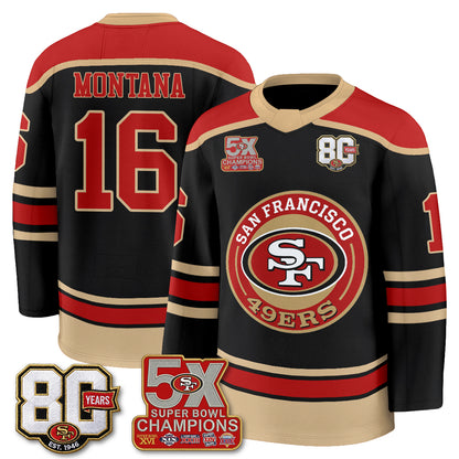 SF 4X Champs Hockey Jersey - Stitched