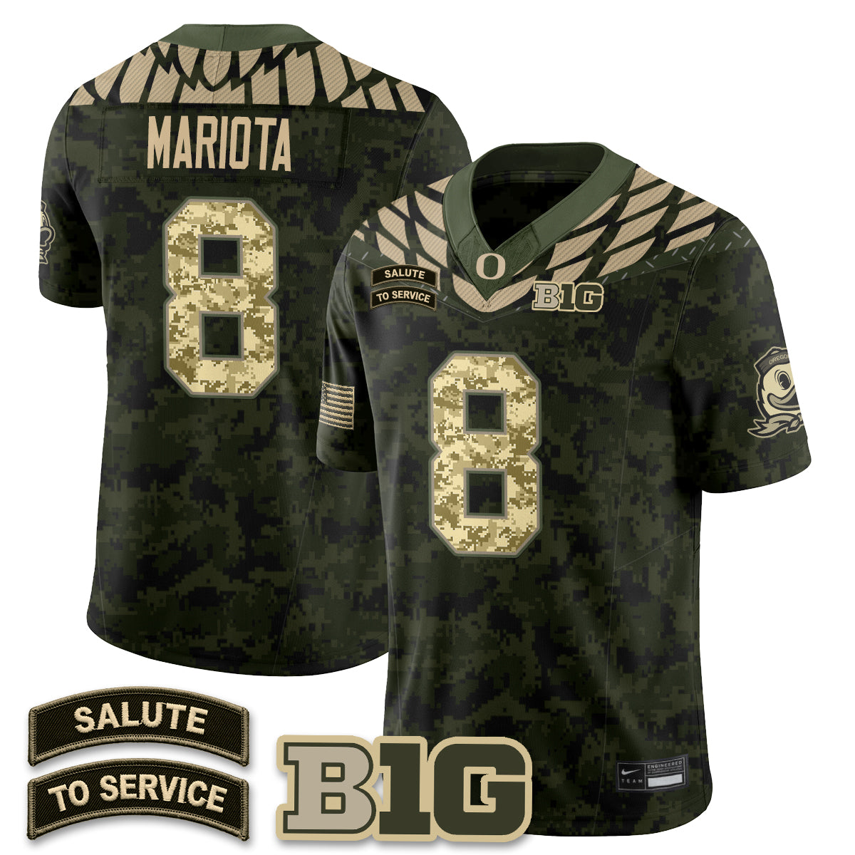 ORE 2026 Salute to Service Vapor Jersey - Stitched