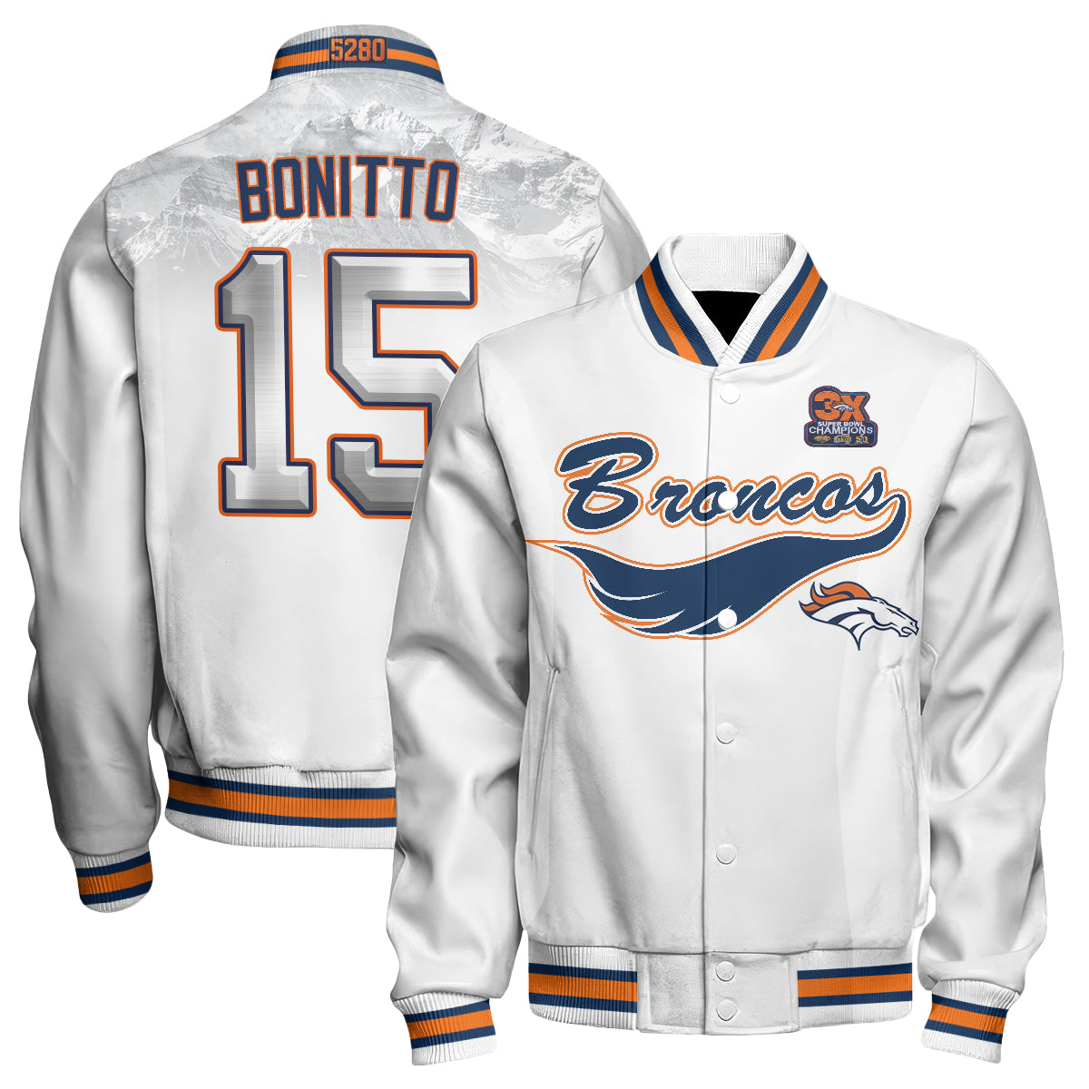 DEN Fangear Edition Baseball Jacket - Printed