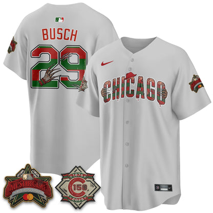 CHC A Nightmare on Wrigley Field Edition Vapor Jersey - Stitched