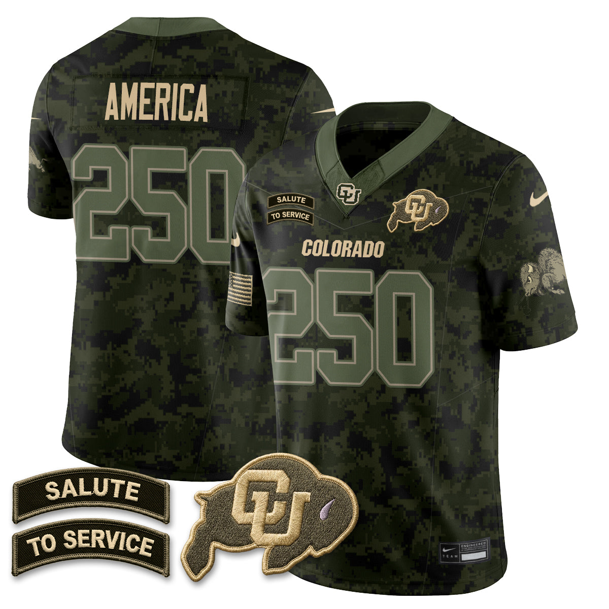 CU 2026 Salute to Service Vapor Jersey - Stitched