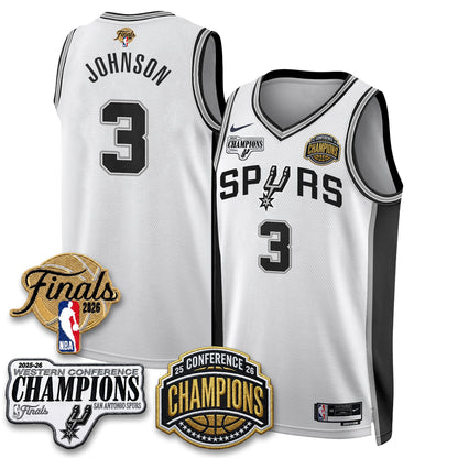 SAS 2026 NBA Western Conference Champions Vapor Jersey V3 - Stitched