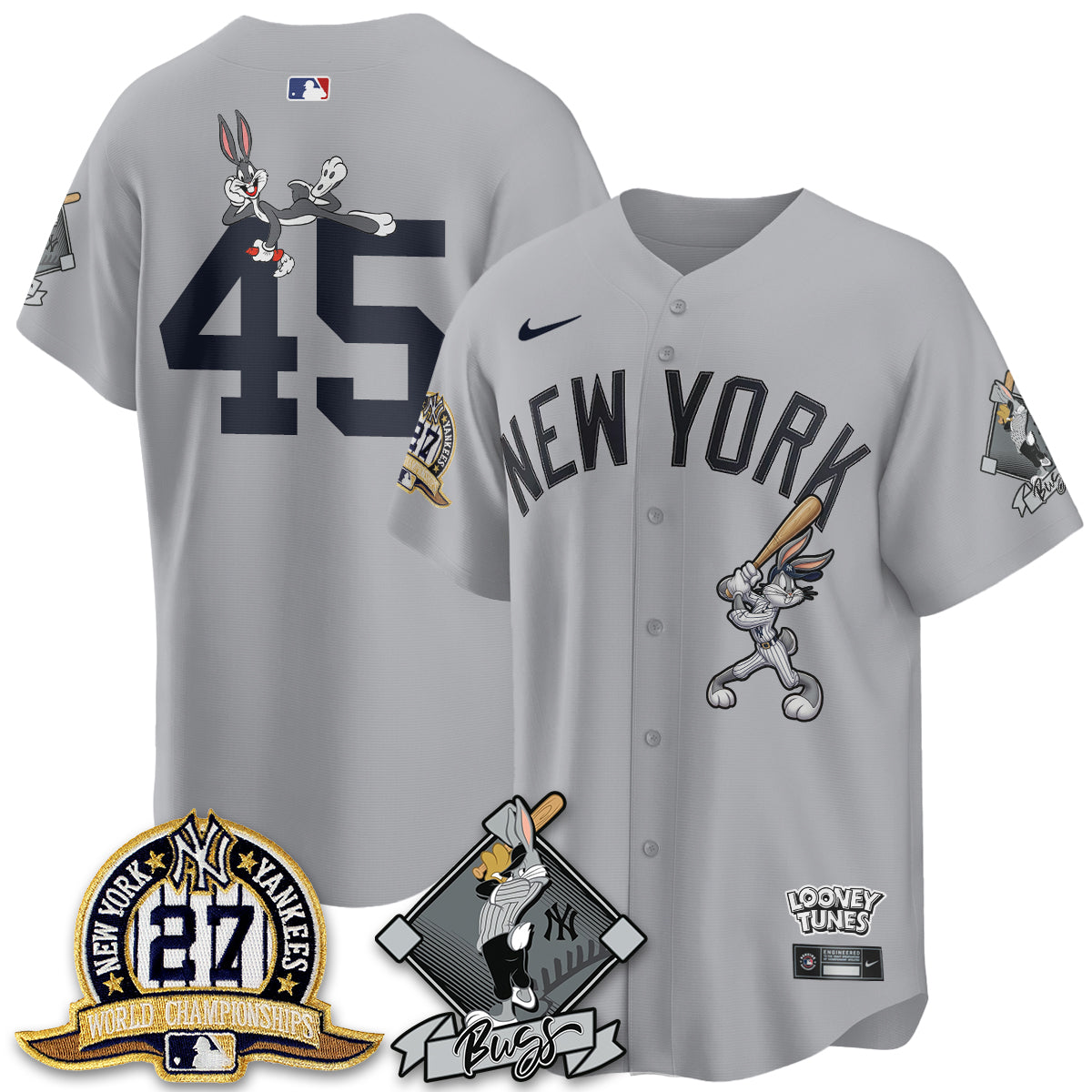 New York Yankees Bunny Vapor Limited Jersey V2- Stitched