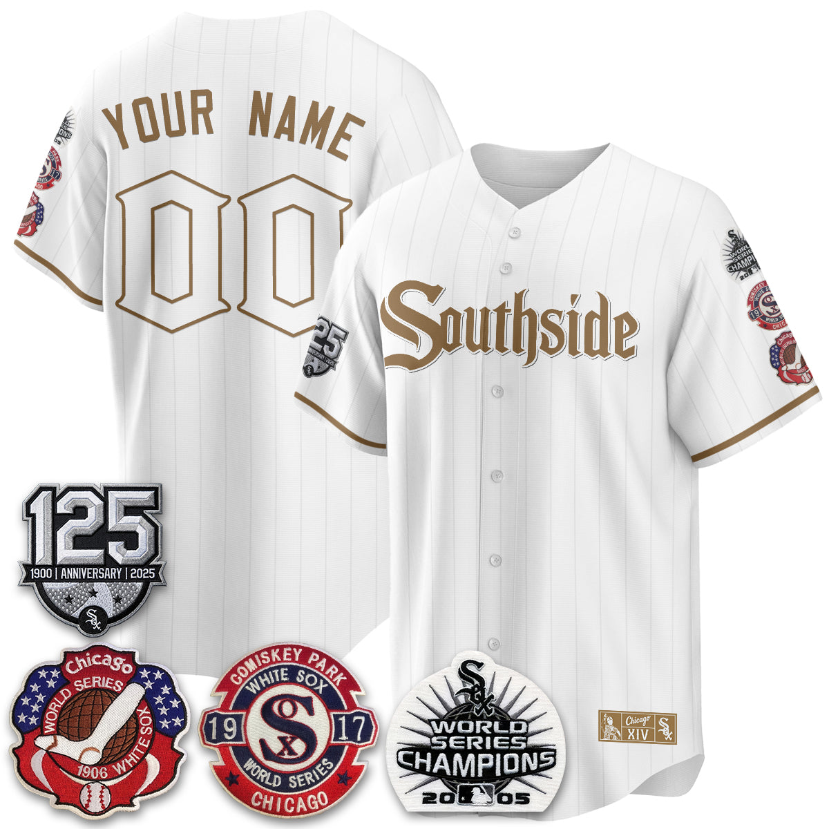 Chicago White Sox Pope Leo Edition Vapor Custom Jersey - Stitched