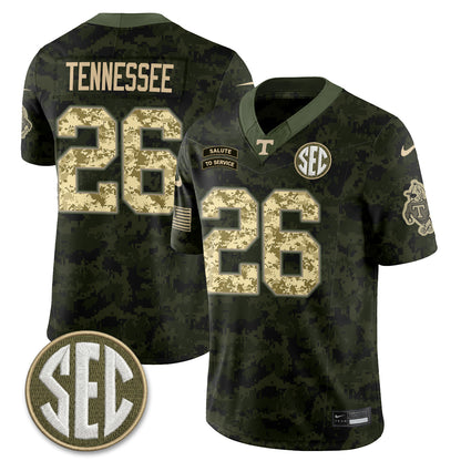 TENN 2026 Salute to Service Vapor Jersey - Stitched