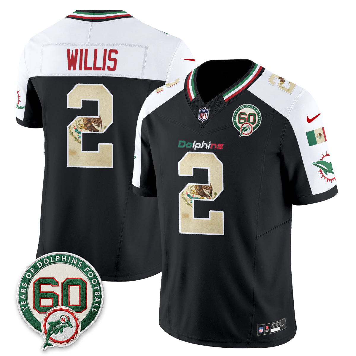 MIA Mexico Edition Vapor Jersey - Stitched