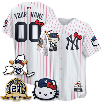 NYY Meow KT 2026 Vapor Limited Custom Jersey - All Stitched