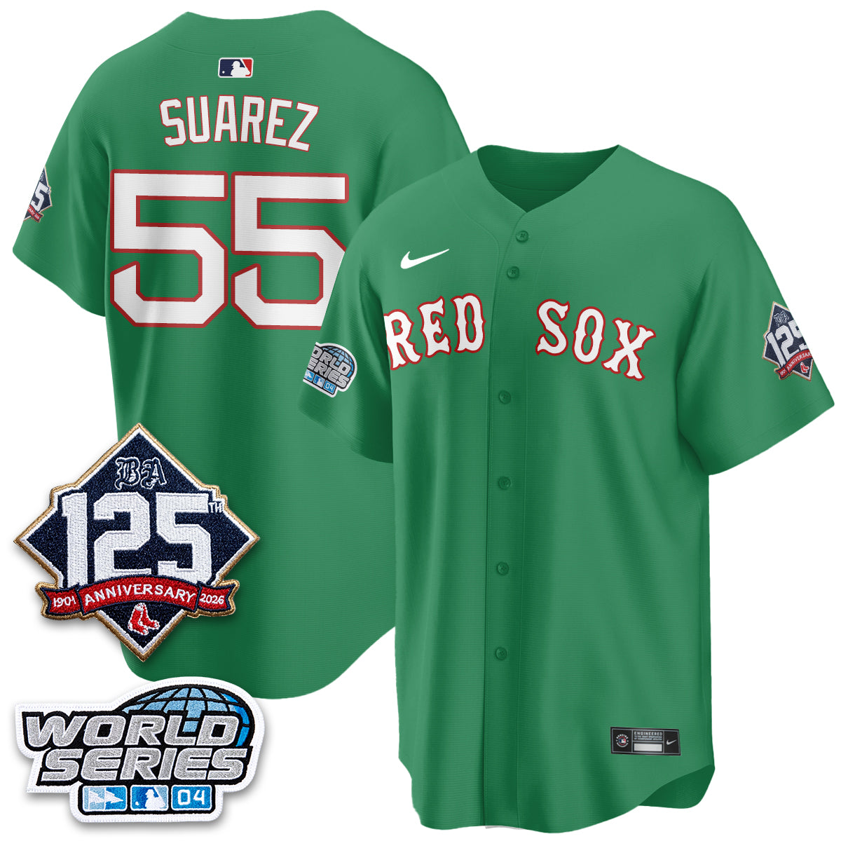 Boston Red Sox Throwback 2004 Vapor Jersey - Stitched