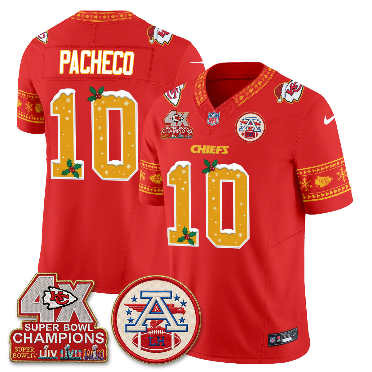 KC Xmas Edition Vapor Jersey - Stitched