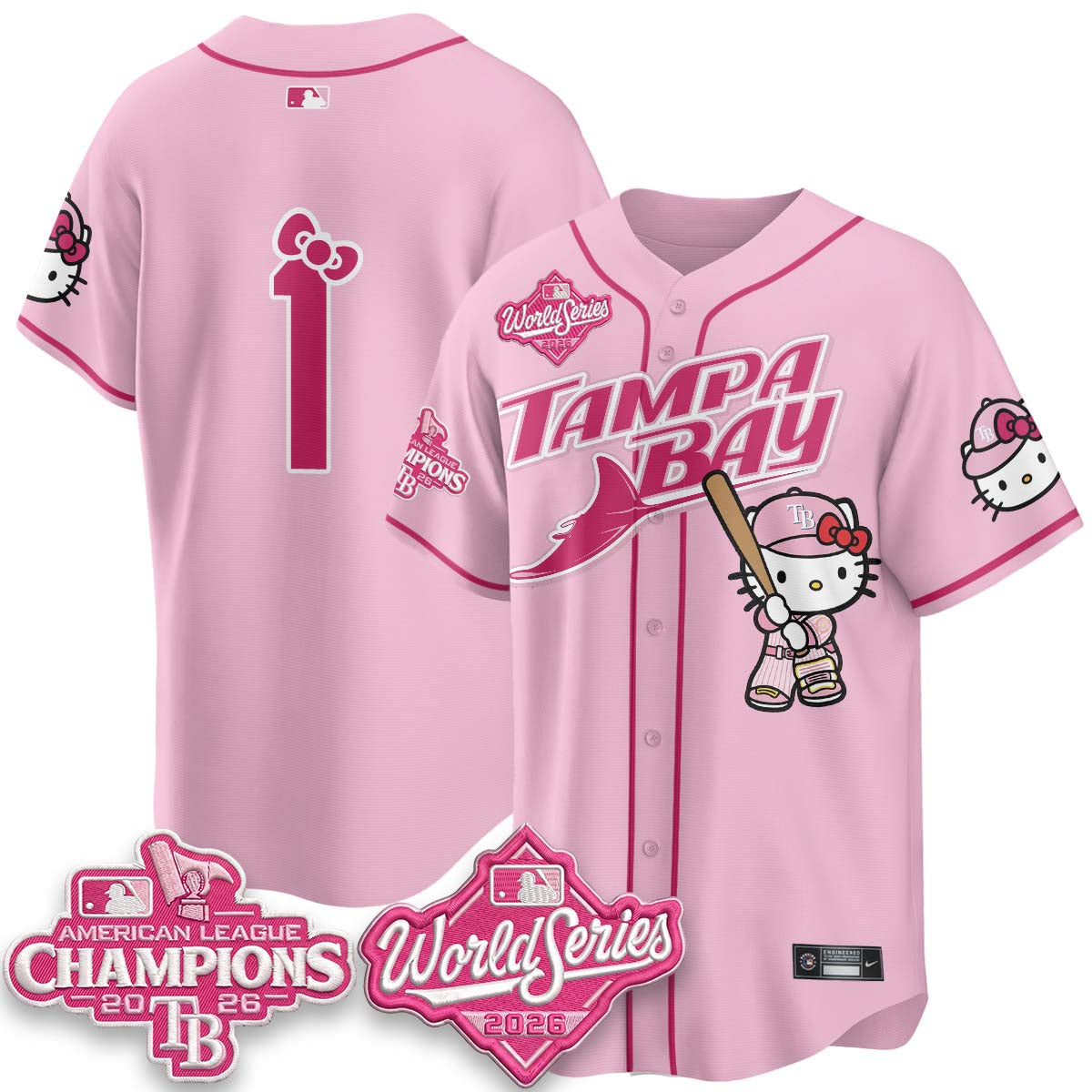 TB 2026 AL Champions x Meow KT Vapor Jersey - Stitched