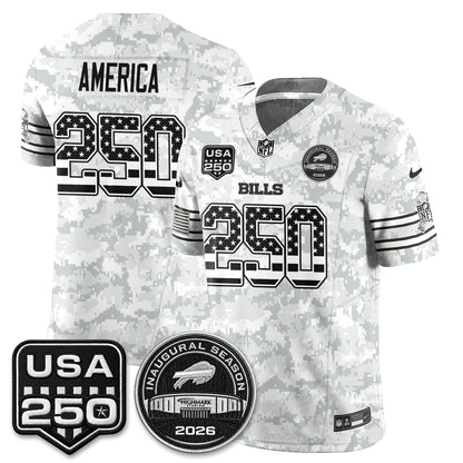 BUF 2026 Salute to Service Edition Vapor Jersey - Stitched