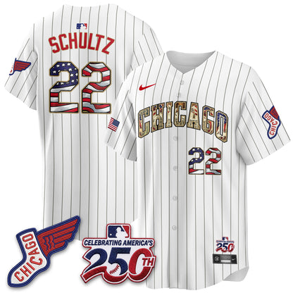 Chicago White Sox 2026 Independence Day USA Vapor Jersey - Stitched