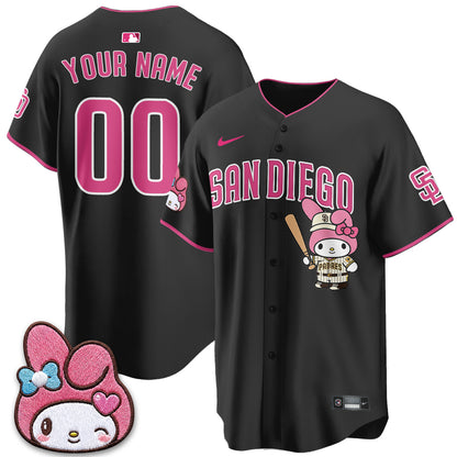 SD x Pink Sanrio Friend Vapor Custom Jersey - Stitched