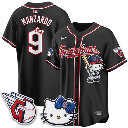 Cleveland Guardians x Meow KT Vapor Jersey - Stitched