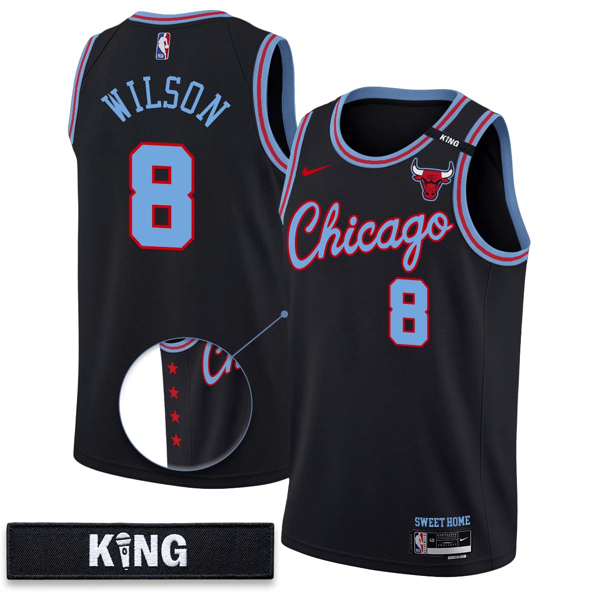 Chicago Bulls 10 Years Anniversary Vapor Jersey - Stitched