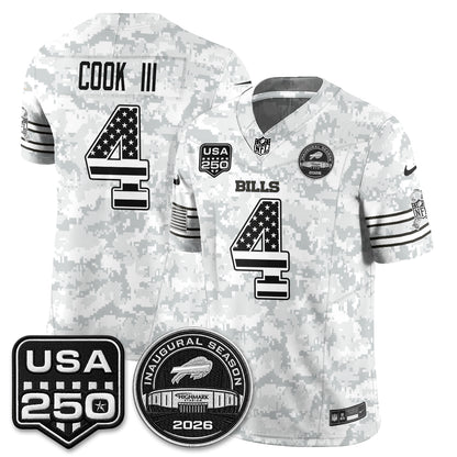 BUF 2026 Salute to Service Edition Vapor Jersey - Stitched