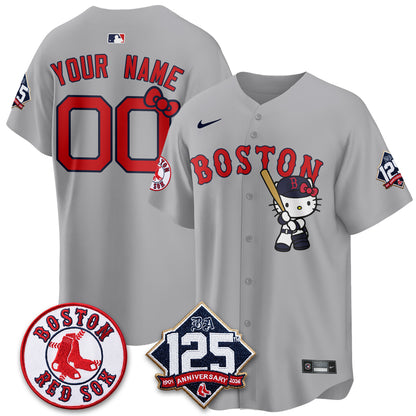 Boston Red Sox x Meow KT Vapor Limited Custom Jersey - Stitched