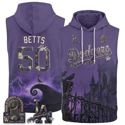 LAD Nightmare Edition Sleeveless Hoodie Tank Top - Printed