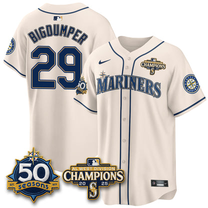 SEA Vapor Premier Limited Jersey - 50th Anniversary & AL West Division Champions - Steelheads Community Funds - All Stitched