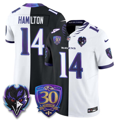 Baltimore Ravens The Next Flight Split Vapor Jersey - Stitched
