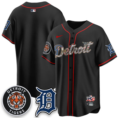 DET 2026 Independence Day USA Vapor Limited Jersey - Stitched