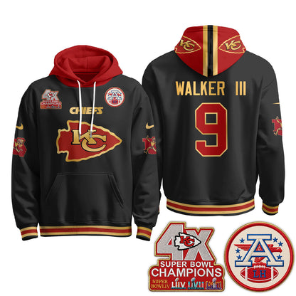 KC 4X Champs Gold Edition Fleece Hoodie - Printed