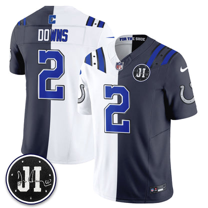 Indianapolis Colts 2026 Rivalries Split Vapor Jersey - Stitched