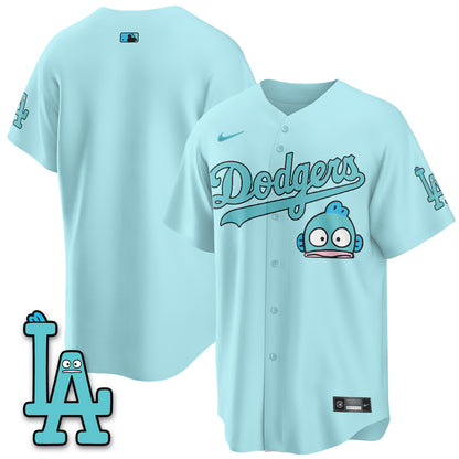 Los Angeles Dodgers x Hangyodon Edition Vapor Jersey- Stitched