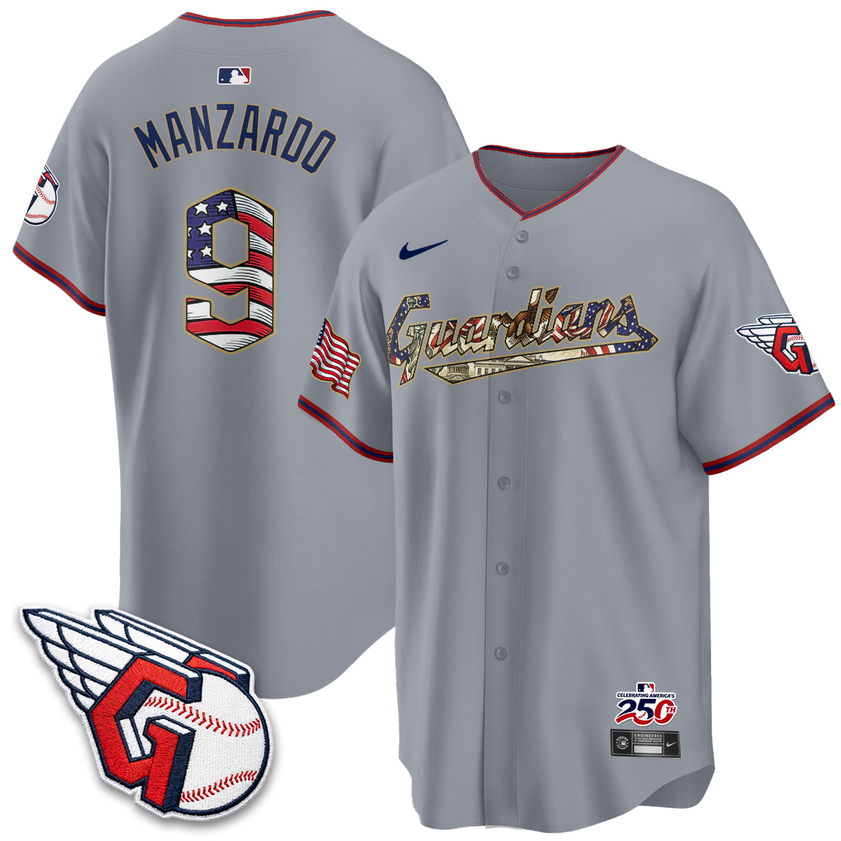 CLE 2026 Independence Day USA Vapor Jersey - Stitched