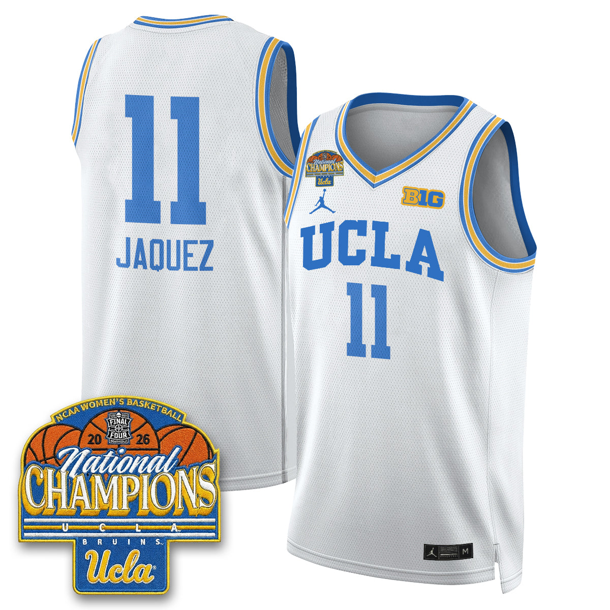 UCLA Women's Basketball National Champion 2026 Limited Jersey -  All Stitched