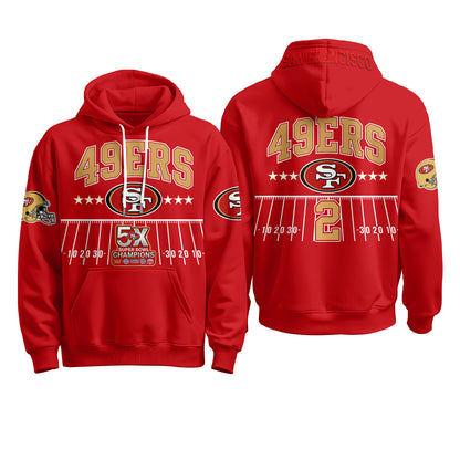 SF 5X SB Fleece Hoodie - Printed