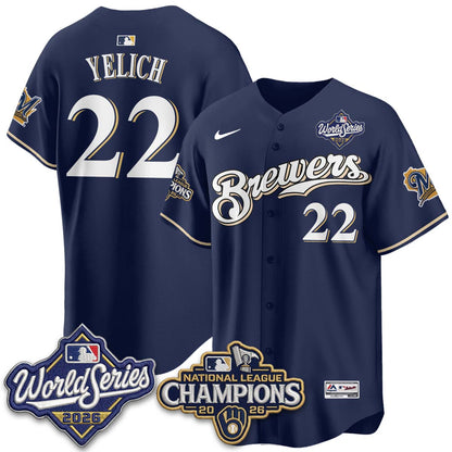 MIL 2026 NL Champions Throwback Jersey - Stitched