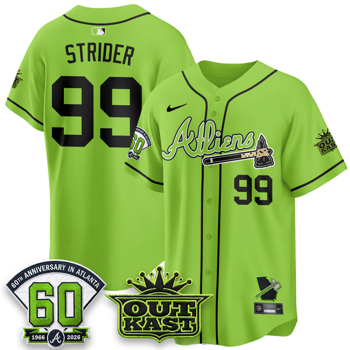 ATL x Outkast Atliens Vapor Jersey - Stitched