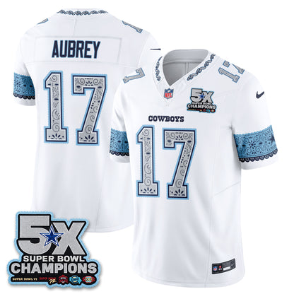 Dallas Cowboys 2026 Hispanic Month Edition Vapor Jersey - Stitched