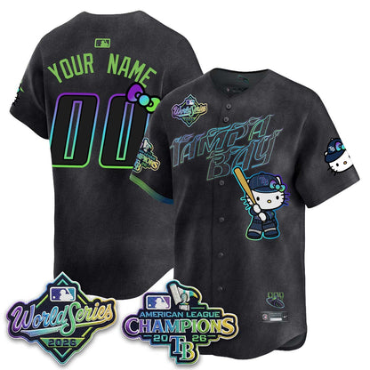 TB 2026 AL Champions x Meow KT Custom Vapor Jersey - Stitched