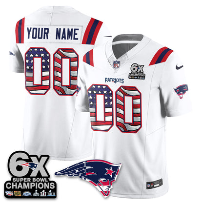 NE America Edition Vapor Custom Jersey V2- Stitched