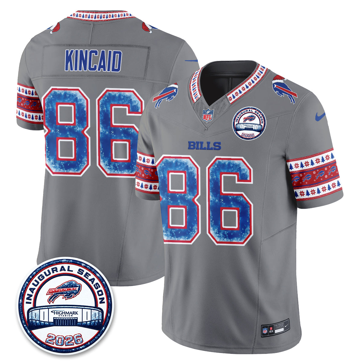 BUF Xmas Edition Vapor Jersey - Stitched