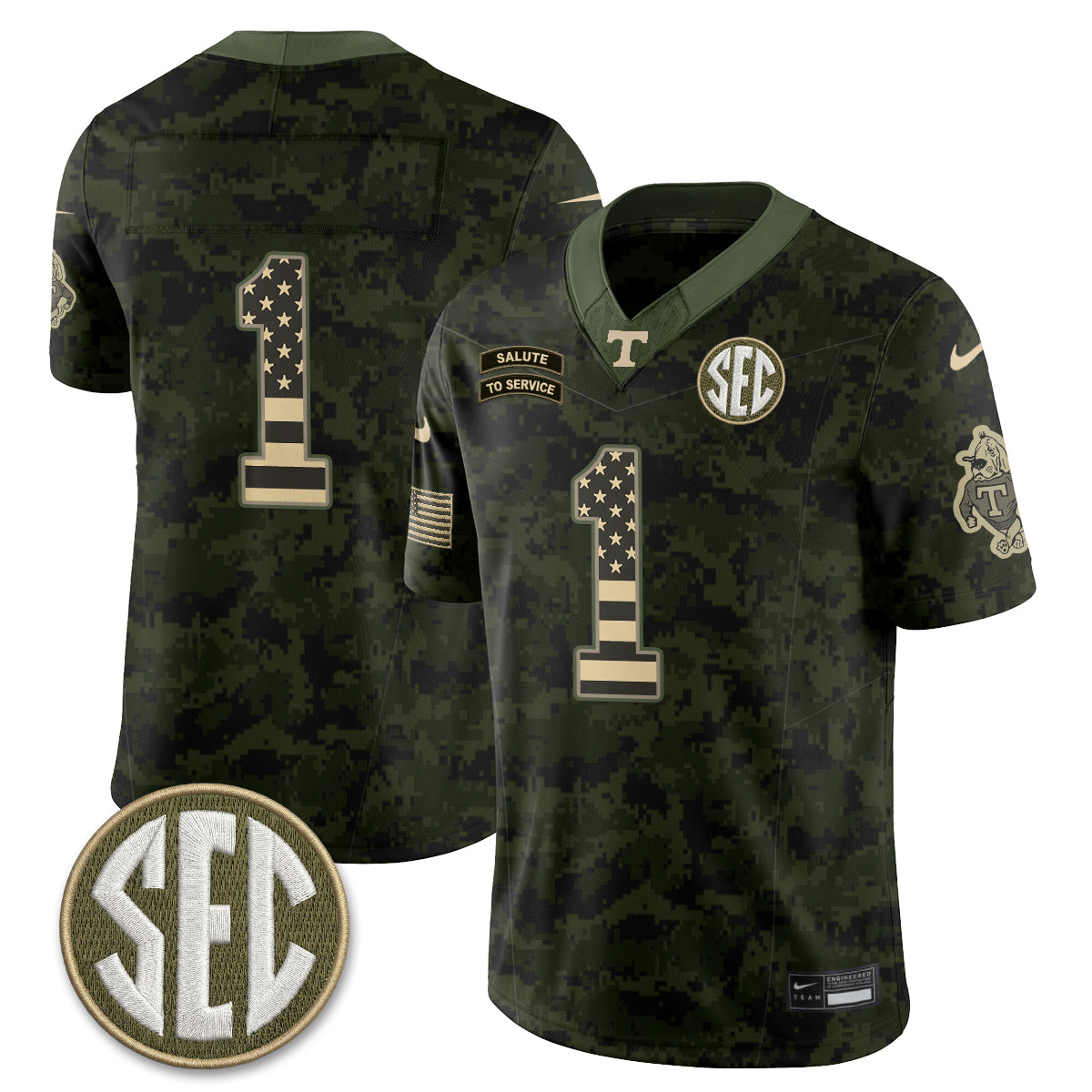 TENN 2026 Salute to Service Vapor Jersey - Stitched