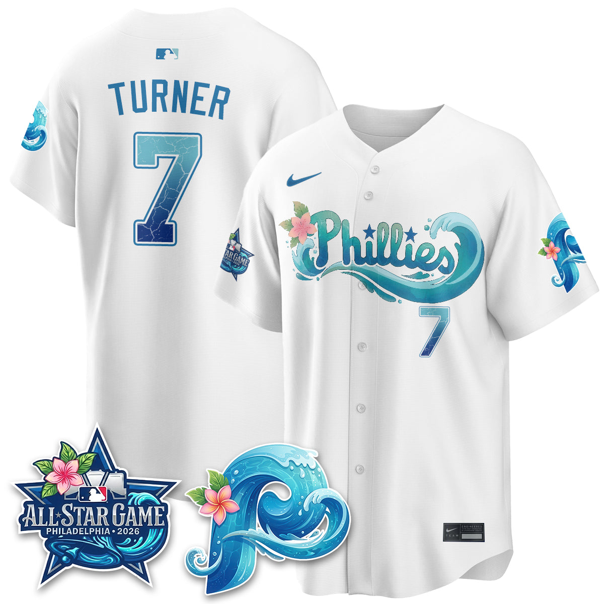 Philadelphia Phillies Aloha Spirit Vapor Limited Jersey - Stitched