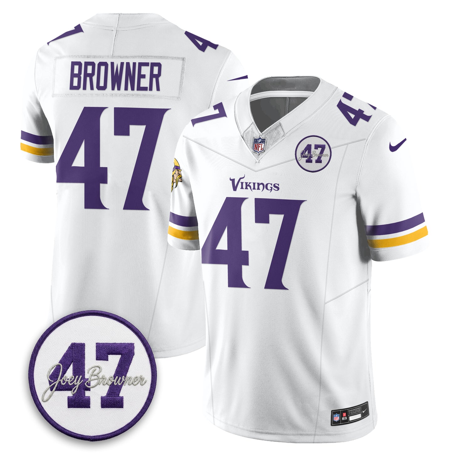 MIN Joey Browner Thank You For Memories - 1960 – 2026 Football Vapor Limited Jersey - All Stitched