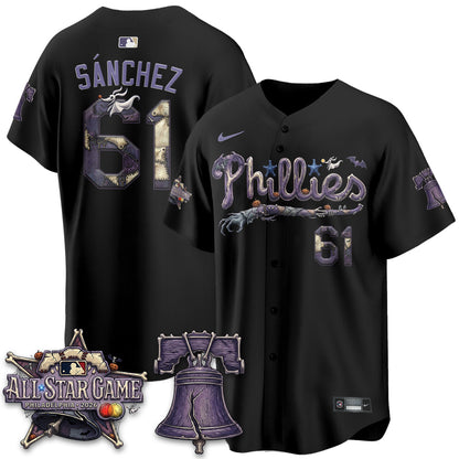 Philadelphia Phillies Nightmare Edition Vapor Jersey - Printed