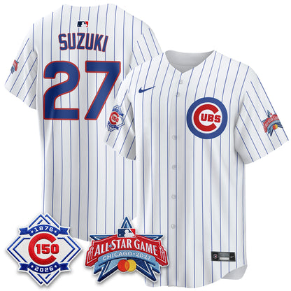 Chicago Cubs 2027 All Star Game Vapor Limited Jersey - Stitched
