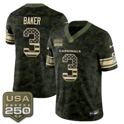 ARI 2026 Salute to Service Vapor Jersey - Stitched