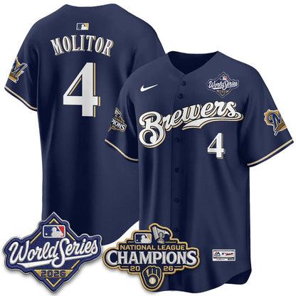 MIL 2026 NL Champions Throwback Jersey - Stitched