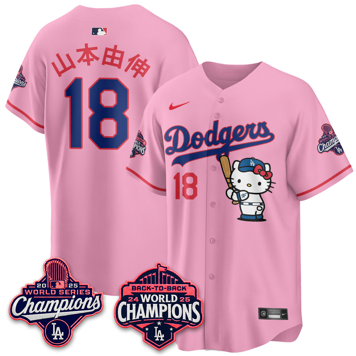 LAD x Hello Kitty Night 2026 Vapor White Jersey - All Stitched