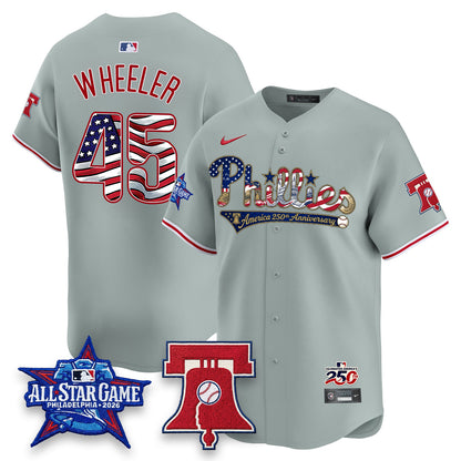 PHI 2026 Independence Day USA Vapor Limited Blue Jersey - Stitched
